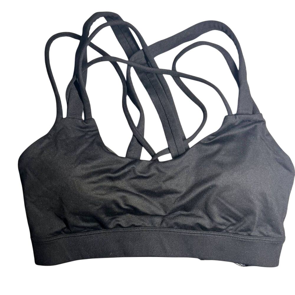 Victoria Secret Sport Sports Bra Activewear Gym Small Crisscross Back Black
